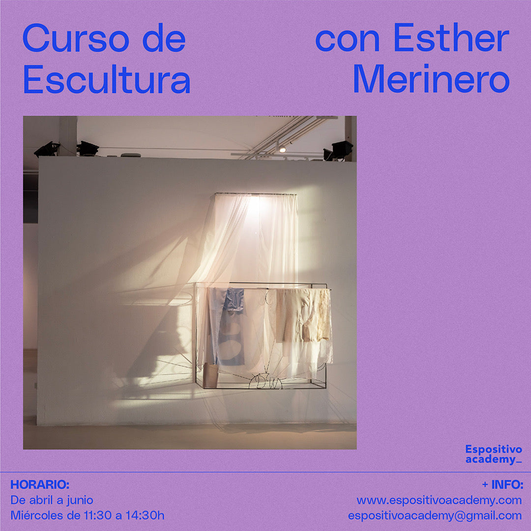 Escultura con Esther Merinero<br> Miércoles de 11:30 a 14:30h