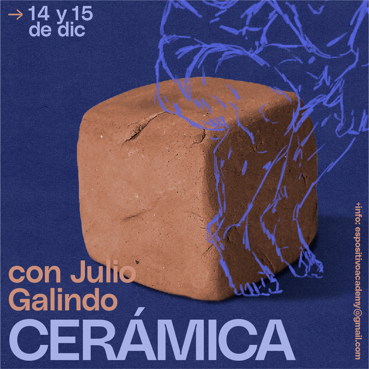 DICIEMBRE 2024 - CERÁMICA con Julio Galindo <br> 14 y 15 de diciembre