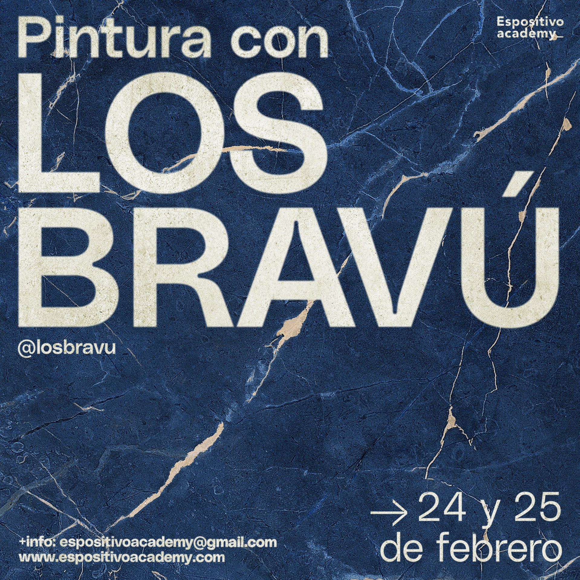 FEBRERO 2024 · Pintura con Los Bravu <br> Sábado 24 y domingo 25 de febrero